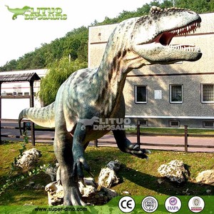 Dinosaurus animatronik Allosaurus dalam ruangan untuk pusat perbelanjaan taman petualangan taman trampolin taman peralatan taman logam - Product Image 6