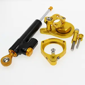 CNC factory pro racing parts motorcycle steering damper stabilizer with bracket mount
