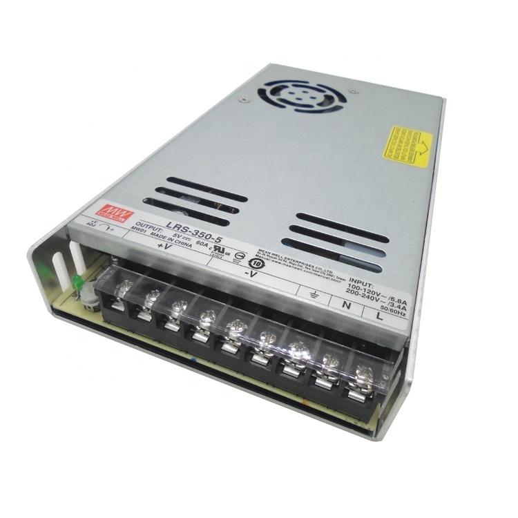 Водонепроницаемый источник питания Meanwell IP65, 5 В, 12 В, 24 В, 350 Вт