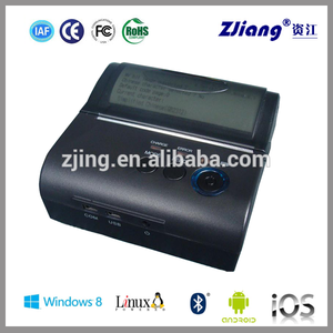 blanco y negro y el estilo portátil bluetooth 80mm impresora térmica de recibos de uso - Product Image 1