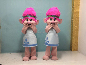 Funtoys CE personnage de dessin animé Trolls pavot de mascotte costume - Product Image 4