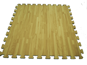 Beige Madera Impresión Lateral Doble Uso <span class=keywords><strong>EVA</strong></span> Espuma Tapete Piso de Protección - Product Image 3