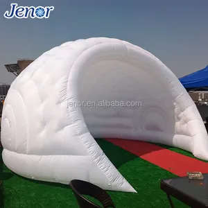 Outdoor gonfiabile bianco yurta tenda a cupola per la spiaggia decorazione di evento