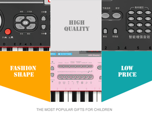 Clavier de piano électronique pour enfants, 61 touches, avec pupitre <span class=keywords><strong>et</strong></span> microphone - Product Image 4