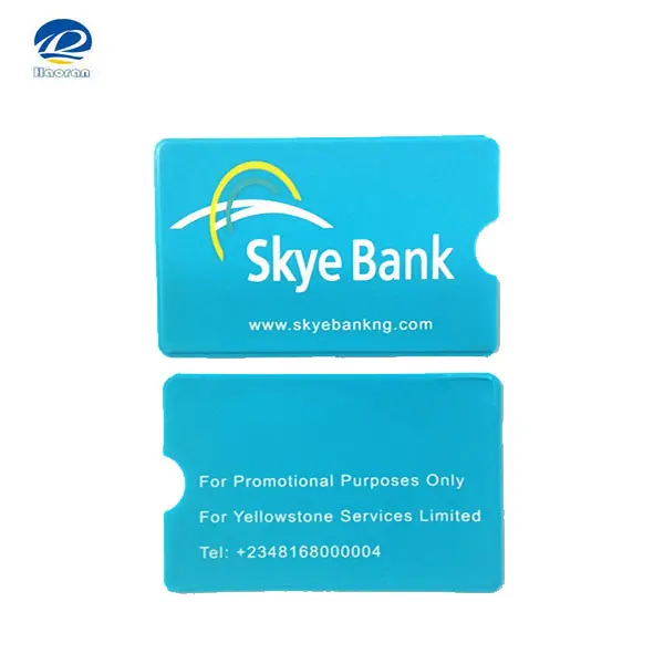 Simple design PVC plastic atm card holder