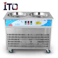 Commerciële Gebakken Ijs Machine Voor Fruit, Ijs, Yoghurt