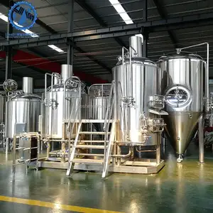 1000 litros pequeño agua de acero inoxidable tanque de acero precio mini equipo cervecería