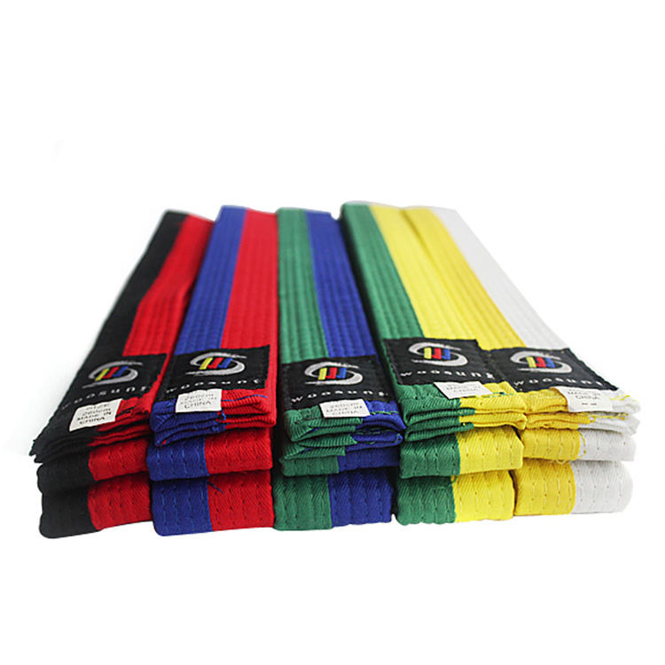 Cintura Per Arti Marziali In Cotone - Per Karate, Judo, Taekwondo, Larghezza 4.4 Cm, Tutti I Colori - Foto 5