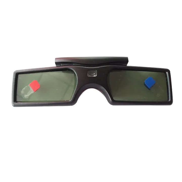 Gafas de obturador activo, 3D paquete personalizado, USB, batería recargable para proyectores DLP-link, compatible con películas 3D, suministro de fábrica