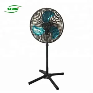 DC 12 볼트 solar powered outdoor metal 서 팬 18 인치 팬 와 플라스틱 그릴