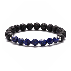 Bracelet d'énergie en pierre naturelle, <span class=keywords><strong>Triangle</strong></span> de découpe de haute qualité, 16 couleurs, garanti sur le commerce de gros - Product Image 1