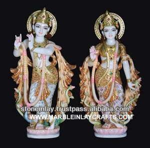 Marble Radha Krishna Statue - Product Image 1