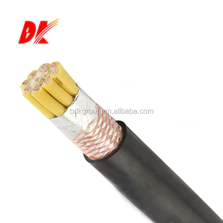 6 Core Shield PVC Geïsoleerde PVC Controle Kabel