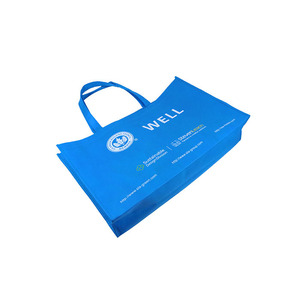 Promocional barato Impresión de logotipo personalizado grande no tejido de bolsas de compras reutilizables - Product Image 3