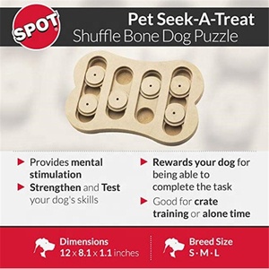 Pet interaktif arayın bir tedavi Shuffle kemik oyuncak bulmaca geliştirmek köpek IQ özel olarak tasarlanmış eğitim davranır - Product Image 3