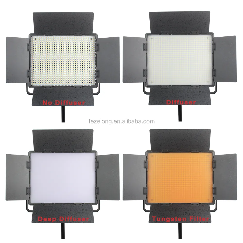 Nanguang CN-900SA 54 W Plastik Portabel LED Video Cahaya Panel LED Studio Cahaya Dengan V Gunung Baterai Plat Untuk Film TV