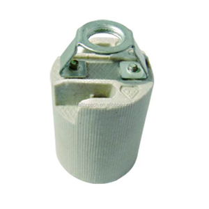 Adyce — support de lampe électrique en céramique, petite coque à vis, base porte-lampe <span class=keywords><strong>e14</strong></span>, prise - Product Image 1