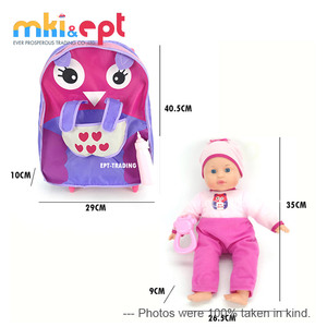 Muñeca encantadora de juguete para bebé con portaequipajes - Product Image 5