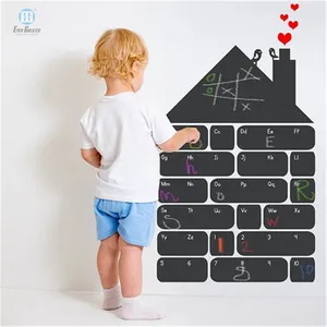 נשלפים מותאמים אישית קיר מדבקת לוח, דבק עצמי blackboard לוח וגיר מדבקה