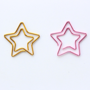 Nuevo diseño de estrella Metal Oficina Escuela Clips de papel/marcapáginas <span class=keywords><strong>Papelería</strong></span> 12 unids/caja - Product Image 6