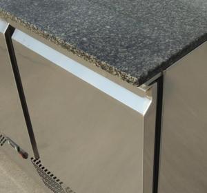 Offre Spéciale en acier inoxydable restaurant <span class=keywords><strong>saladette</strong></span> avec plateau en pierre et <span class=keywords><strong>3</strong></span> porte salade comptoir réfrigéré - Product Image 4