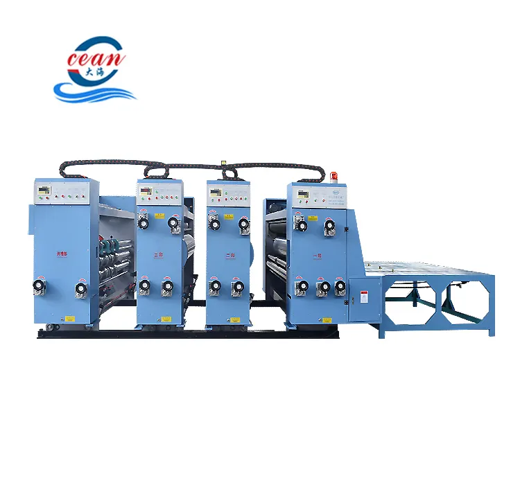 3 color corrugated carton printing machine flexo printer slotter for sale