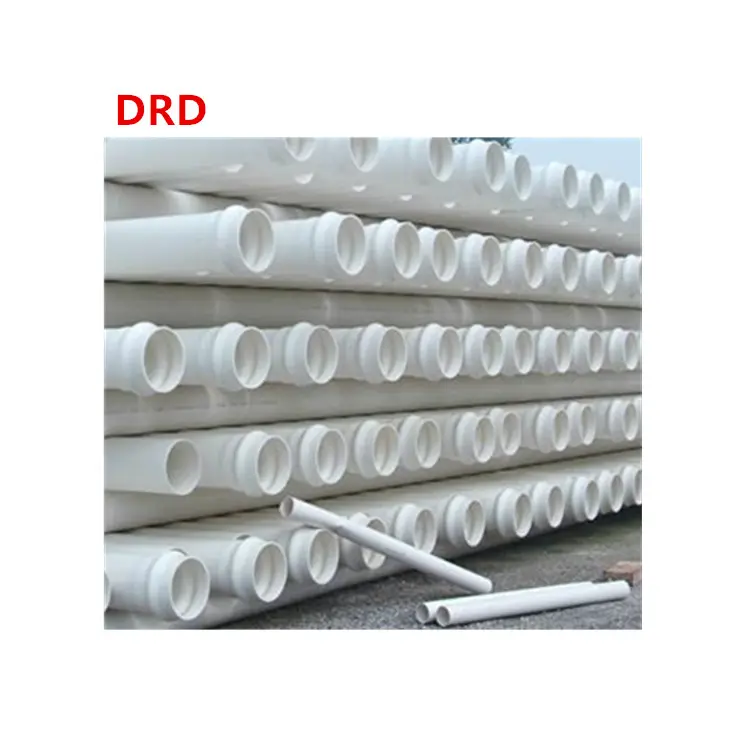 100mm di diametro tubi in pvc trasparente in pvc tubo di nomi di marca per l'approvvigionamento idrico