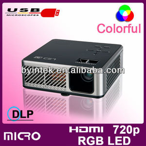 más populares de cine en casa de <span class=keywords><strong>la</strong></span> oficina de negocios inteligente de <span class=keywords><strong>la</strong></span> película pc hdmi usb de tarjetas sd mini proyector - Product Image 1