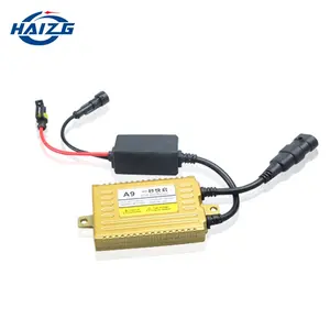 Suministro directo de coche led A9 65W ocultó faros H1 H3 H4 H7 escondió iluminación HID Kit 35W 65W Xenón HID 55w Hid lastre