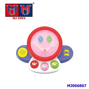Bébé en plastique musical à piles jouet de <span class=keywords><strong>tambour</strong></span> à main pour éducatif - Product Image 1