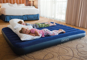 Lit <span class=keywords><strong>gonflable</strong></span> <span class=keywords><strong>Intex</strong></span> 64759 en velours côtelé pour lit d'appoint de grande taille, <span class=keywords><strong>matelas</strong></span> floqué pour l'intérieur, lit <span class=keywords><strong>gonflable</strong></span> double étage pour l'extérieur - Product Image 5