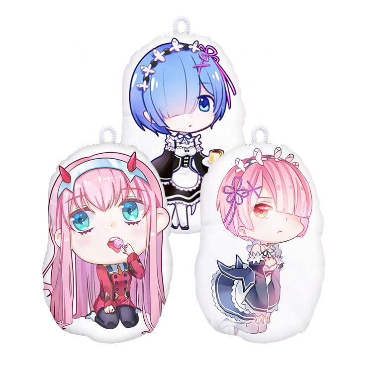 Брелок в форме дакимакуры, выполненный по индивидуальному заказу