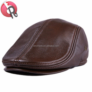 Sombrero de hiedra para hombre, de cuero auténtico, para Golf, conducción, Ascot, plano, caballero, newsboy, 100% - Product Image 4