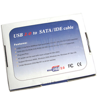 Nuevo y Popular Cable IDE y SATA USB 2.0 a SATA IDE, Controlador de Cable, Convertidor de Disco Duro de 2.5 y 3.5 Pulgadas
