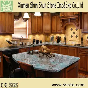 Amazonite granite countertop(kitchen top)