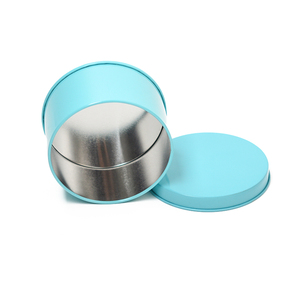 Eco Siêu Thị Nhỏ Tin Container Kim Loại Lưu Trữ Thiếc Tròn Tins Với Nắp Đậy - Product Image 4