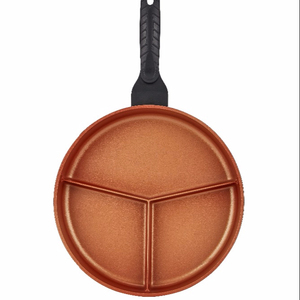 3 in 1 <strong>Fry</strong> <strong>Pan</strong> <strong>Grill</strong> Divided 3 Section Multi <strong>Fry</strong> <strong>Pan</strong>,tri-ply Copper Griddles &amp; <strong>Grill</strong> <strong>Pans</strong> - Product Image 5