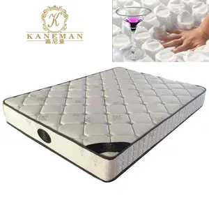 Bedroom furniture cheap price 8inch roll up pocket spring mattress in box