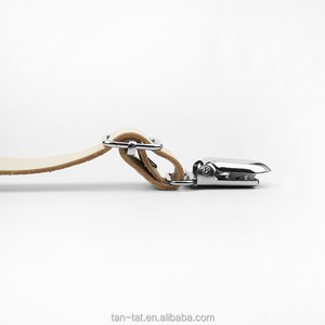 Hombre padrino tirantes de cuero marrón oscuro de la Liga - Product Image 6