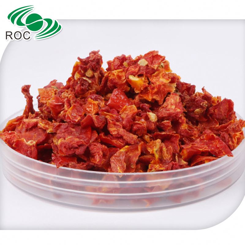 Дегидратированные томаты 10*10, сушеные на воздухе дегидратированные томатные хлопья 9x9 мм