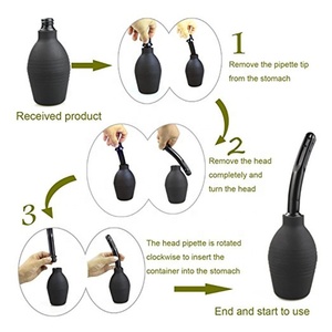 Appareil de Douche en silicone, grande seringue pour sexe <span class=keywords><strong>Anal</strong></span>, nettoyage du côlon, jouet - Product Image 6