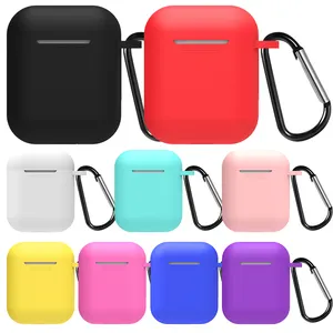 Beauty Silicone Tpu Cover Case Avec Porte-clés Pour <span class=keywords><strong>Airpods</strong></span> 1/2 - Product Image 1