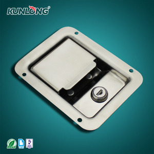 कुनलोंग SK1-5005 औद्योगिक स्टेनलेस स्टील (एस 304) पैडल कैनोपी लैच लॉक उज्ज्वल क्रोम प्लेटेड वाहनों के लिए 50 मिमी बैकसेट - Product Image 3