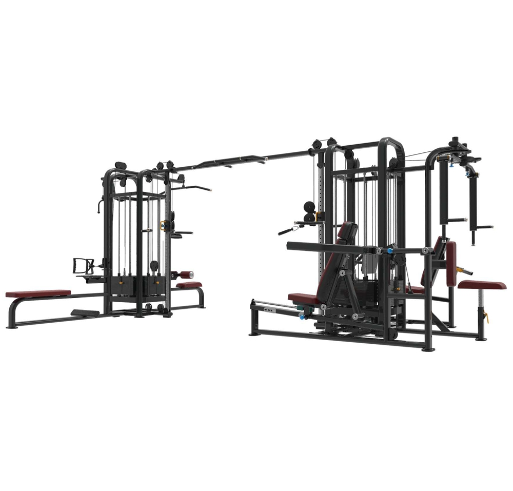 Jinggong fitness 8 отдельной станцией агрегат для машины мульти тренажерный зал оборудование для фитнеса