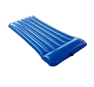 Promotionele Aangepaste Pvc Opblaasbare Zee Matras Strand Matras Voor Zwemmen