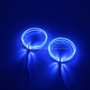 ALECAR Blue color Car led Ring Projector Crystal Angel Eyes per hid xenon projector lens light - Product Image 2