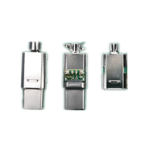 Conector <span class=keywords><strong>USB</strong></span> tipo <span class=keywords><strong>C</strong></span>, carcasa de metal, macho - Product Image 4