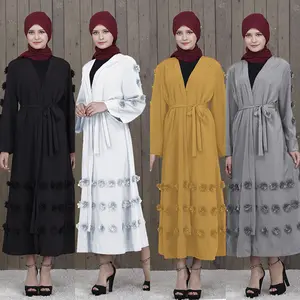 Desain Baru Penjualan Laris Cantik Eropa dan Gaya Amerika Serikat Jubah Wanita Pakistan Abaya