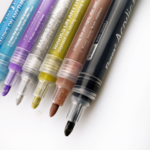 Pluma de pintura acrílica personalizada a base de agua, Pluma de 3mm para tela de cerámica - Product Image 6