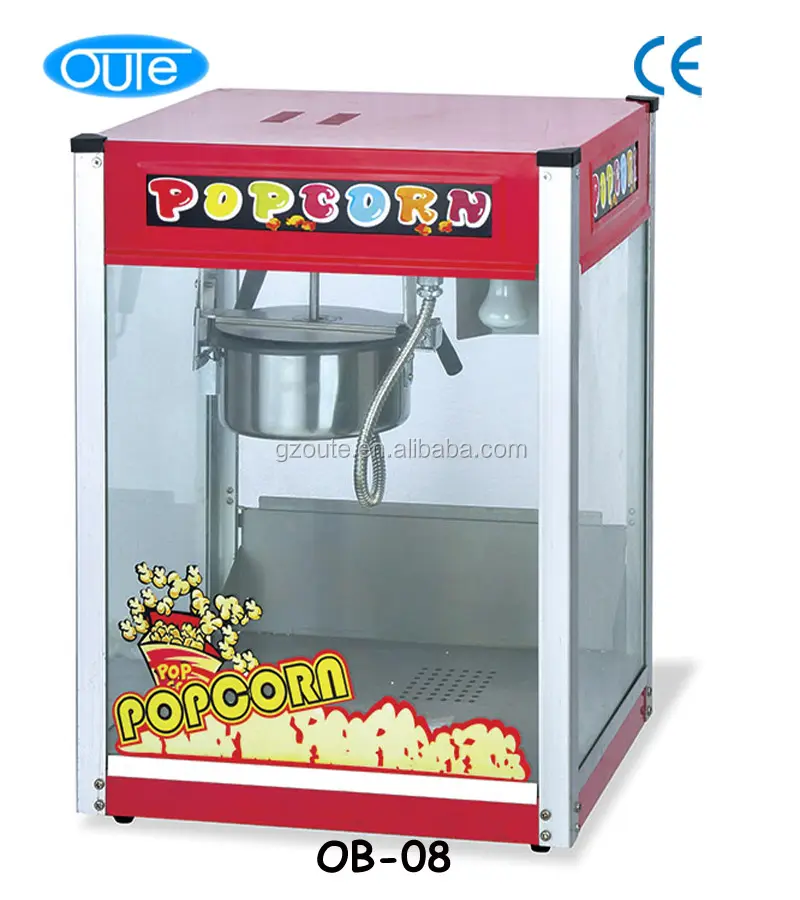 Machine à pop-corn électrique 80Z commerciale certifiée CE prix d'usine pour la fabrication de pop-corn